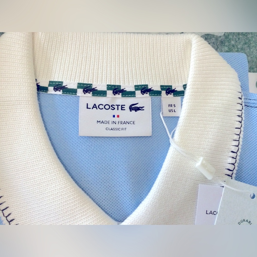 LACOSTE Men’s Classic fit Polo Made in France - Picture 2 of 7